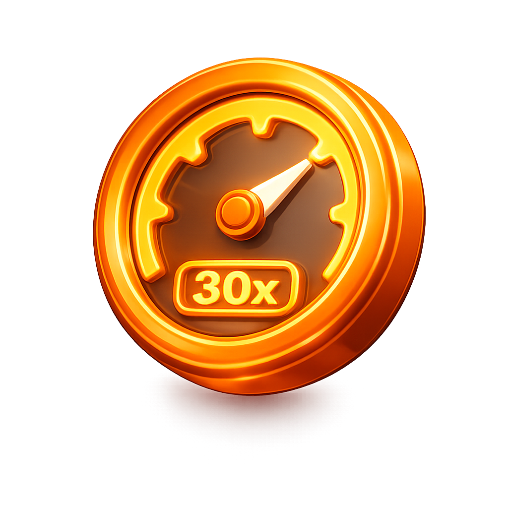 Speedometer showing 30x faster rule orchestration with Aletyx